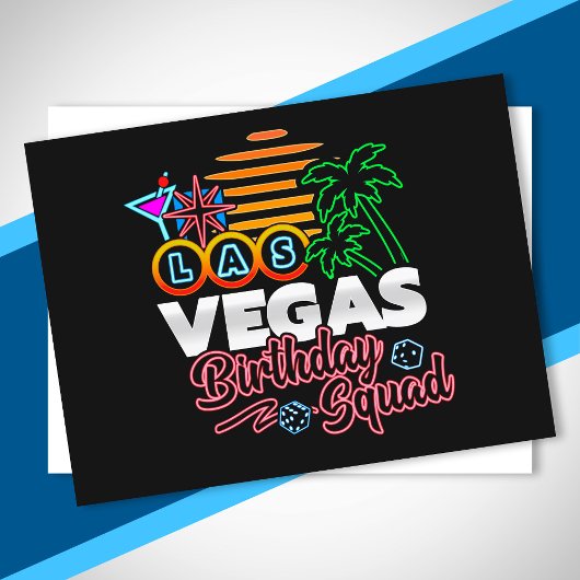 "Las Vegas 誕生日 - 誕生日ラスベガスチーム" ポストカード