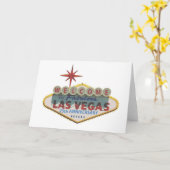 Las Vegas 25th Anniversary Card カード (黄色い花)