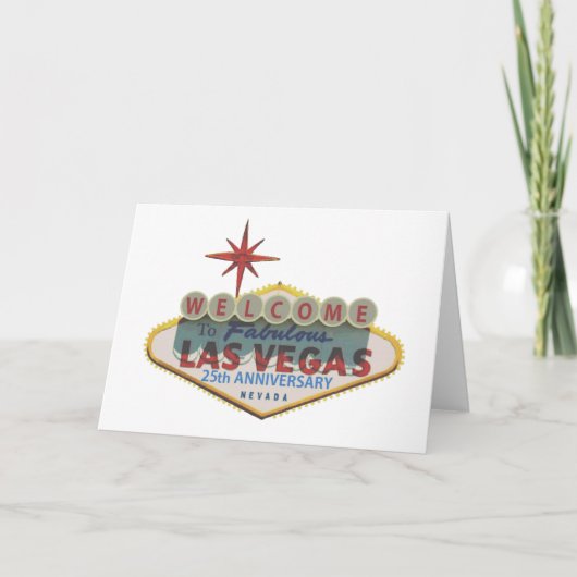 Las Vegas 25th Anniversary Card カード (正面)