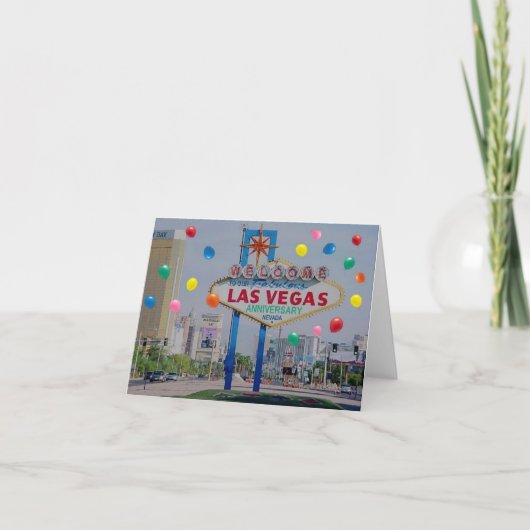 Las Vegas Anniversary Card カード (正面)