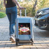 Las Vegas at Night Welcome Sign Your Text シール (スーツケースインサイチュ)