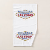 Las Vegas bathroom and kitchen towels バスタオルセット (ハンドタオル)