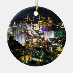 Las Vegas Boulevard夜眺め セラミックオーナメント