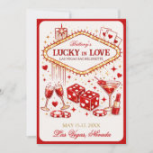 Las Vegas Bride Tribe Casino Party  招待状 (正面)