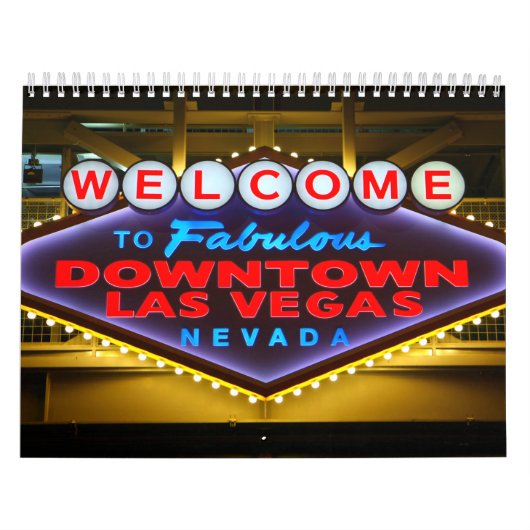 Las Vegas by Night カレンダー (カバー)