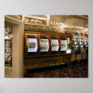 Las Vegas Casino Giant Slot Machine ポスター