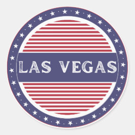 Las Vegas City Pride Emblem – American Identity ラウンドシール