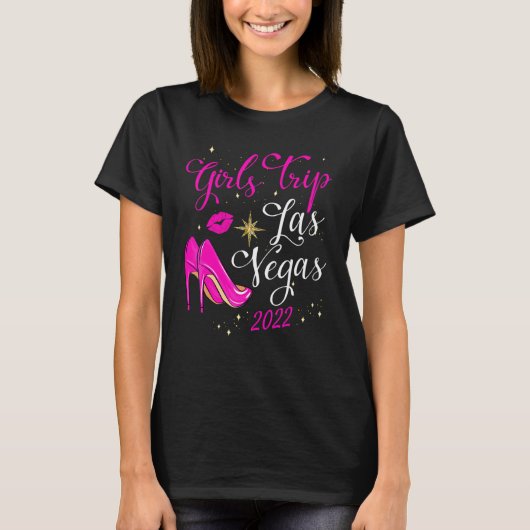 Las Vegas Girls Trip 2022   For Women Birthday Squ Tシャツ (正面)