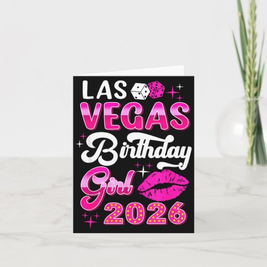 Las Vegas Girls Trip 2026 Cruise Trip Matching Bir カード (正面)