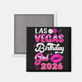 Las Vegas Girls Trip 2026 Cruise Trip Matching Bir マグネット (正面/裏面)