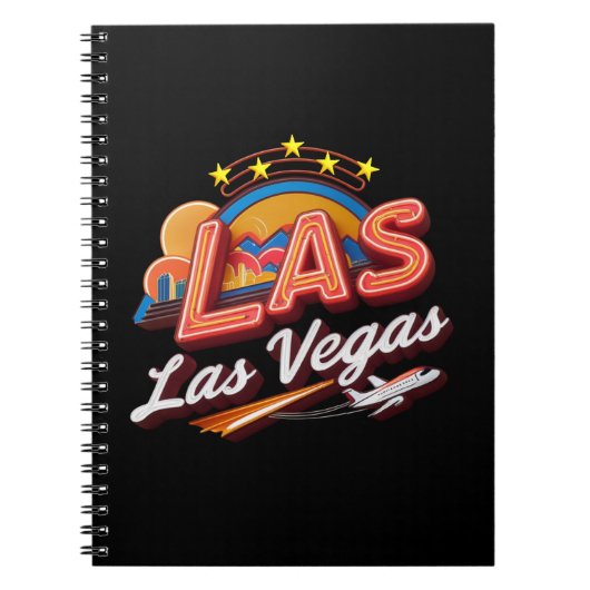 Las Vegas LAS Airport Code Notebook ノートブック (正面)