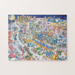 Las Vegas map ジグソーパズル