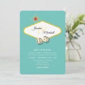 Las Vegas Marquee結婚's in Aqua 2 招待状 (スタンド正面)