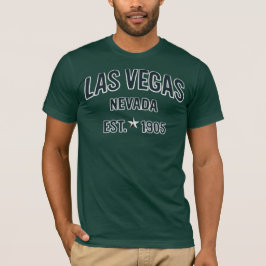 Las Vegas Nevada Est. 1905 Retro Varsity Tシャツ