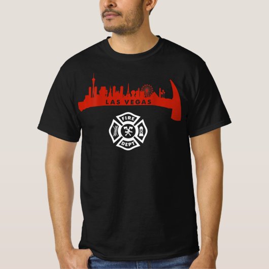 Las Vegas Nevada Fire Rescue Department t-shirt Tシャツ (正面)