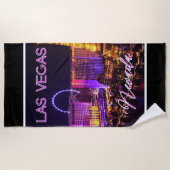 Las Vegas Nevada Skyline   ビーチタオル (正面)