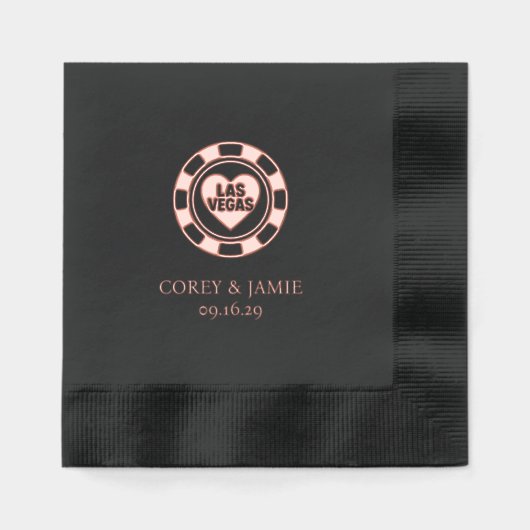 Las Vegas Passport 箔ナプキン (正面)