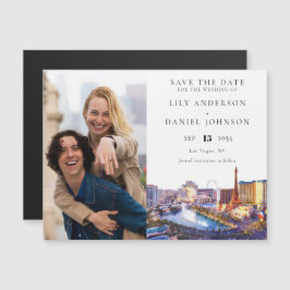Las Vegas Photo Wedding Save The Date マグネット招待状