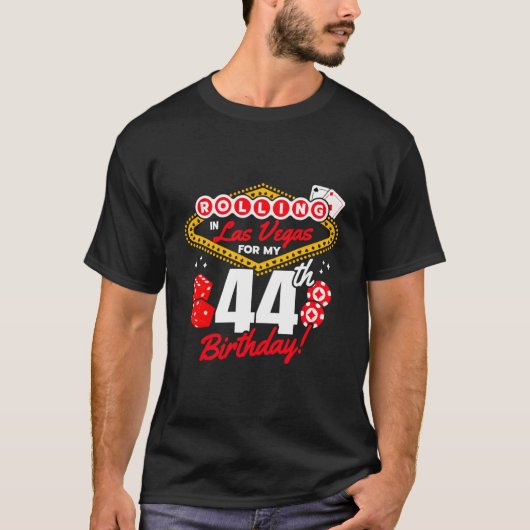 Las Vegas Rolling In Vegas Vegas 44Th Tシャツ (正面)