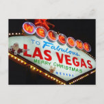 Las Vegas Santa/Reindeer Merry Christmas Postcard シーズンポストカード<br><div class="desc">Las Vegas Santa/Reindeer Merry Christmas Postcard</div>