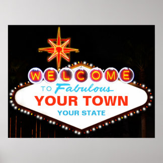 Las Vegas Sign ポスター