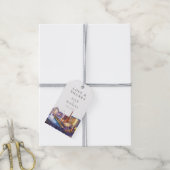 Las Vegas Skyline Wedding Thank You ギフトタグ (より糸付き)