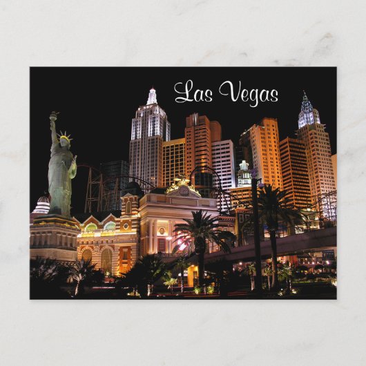 Las Vegas Strip Casinos, Nevada Post Card ポストカード (正面)