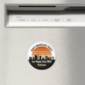 Las Vegas Strip Sunset Custom Vacation マグネット (インサイチュ (食洗機))