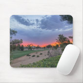 Las Vegas Sunrise Over Desert Golf Course マウスパッド (マウス)