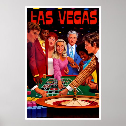 Las Vegas travel poster ポスター (正面)