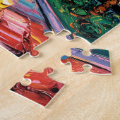 Las Vegas Travel Van Gogh Style Casino Night City  ジグソーパズル (側面)