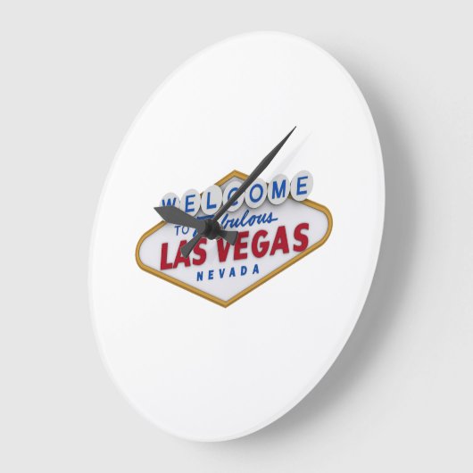 Las Vegas wall clock ラージ壁時計 (傾斜)