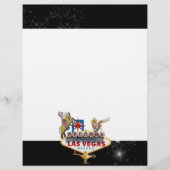 Las Vegas Welcome Sign On Starryの背景 (正面)