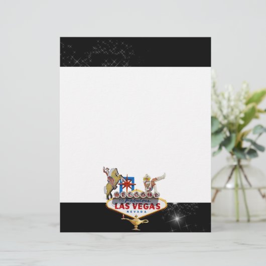 Las Vegas Welcome Sign On Starryの背景 (スタンド正面)