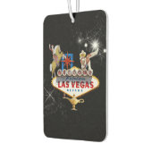 Las Vegas Welcome Sign On Starryの背景 カーエアーフレッシュナー (左)