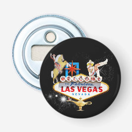 Las Vegas Welcome Sign On Starryの背景 栓抜き