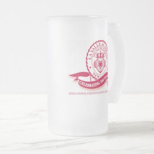 Lasalleのアカデミーによって曇らされるマグ フロストグラスビールジョッキ (正面右)