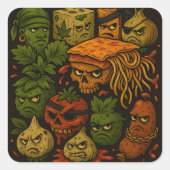 Lasanghetti's The Gang スクエアシール (正面)