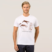 Lascauxの雄鹿の狩り Tシャツ (正面フル)
