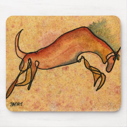 Lascauxの馬のmousepad マウスパッド (正面)