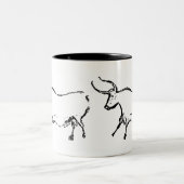 Lascaux牛 ツートーンマグカップ (中央)