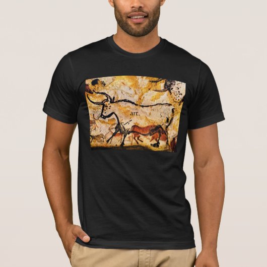 Lascaux、フランスの洞窟壁画 Tシャツ (正面)