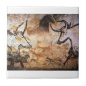 Lascaux Bulls Buffalo Cave Painting タイル (正面)