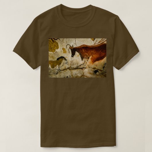 Lascaux II is a replica of the cave of Lascaux Tシャツ (デザイン正面)