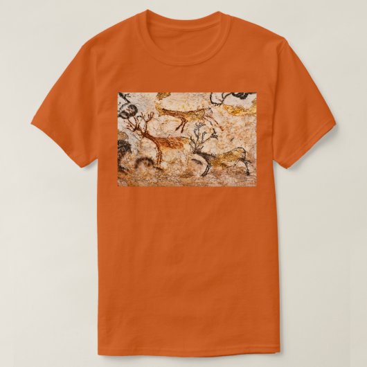 Lascaux Three Deer Tシャツ (デザイン正面)