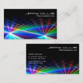 Laser カッコいい Light Club - DJ名刺 名刺 (正面/裏面)