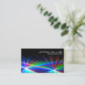 Laser カッコいい Light Club - DJ名刺 名刺 (スタンド正面)