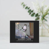Laser Catsはがき ポストカード (スタンド正面)