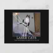 Laser Catsはがき ポストカード (正面)