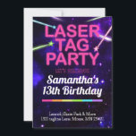 Laser Tag Birthday 招待状<br><div class="desc">Laser Tag birthday</div>